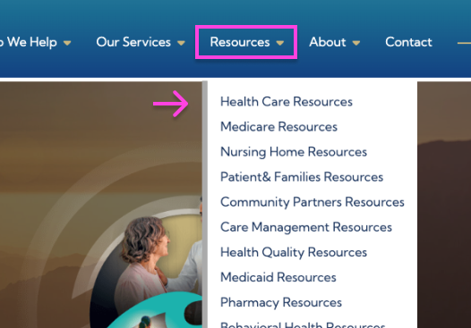 Tools & Resource location example image