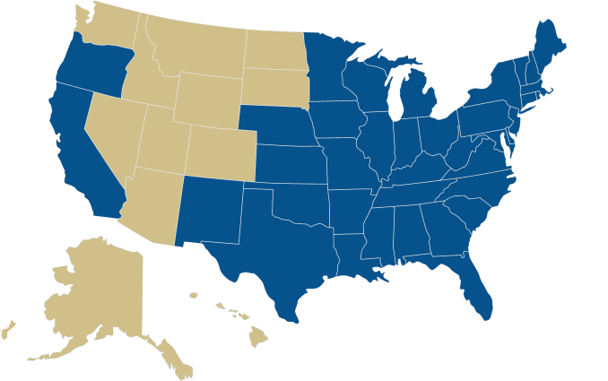 Map of Mountain Pacific employee network